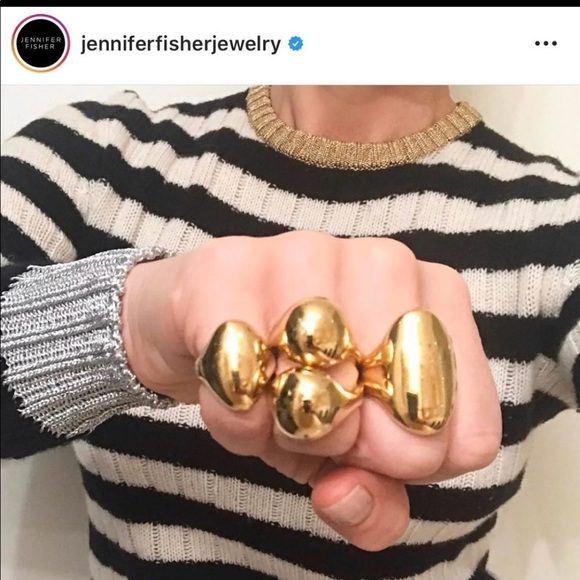 Jennifer Fisher Smooth Pinky Ring - Picture 6 of 8